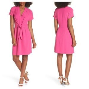 Felicity & Coco Tie Front Sheath Dress Size Medium